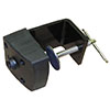 CAPG051B Large black magnifier desk / table clamp, white clamp also available.